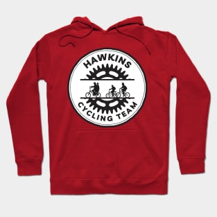 Hawkins Cycling Team - Red and White - Fantasy Hoodie